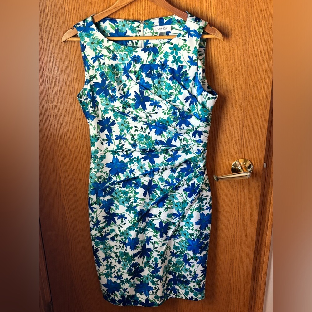 Calvin Klein Starburst Floral Dress 10